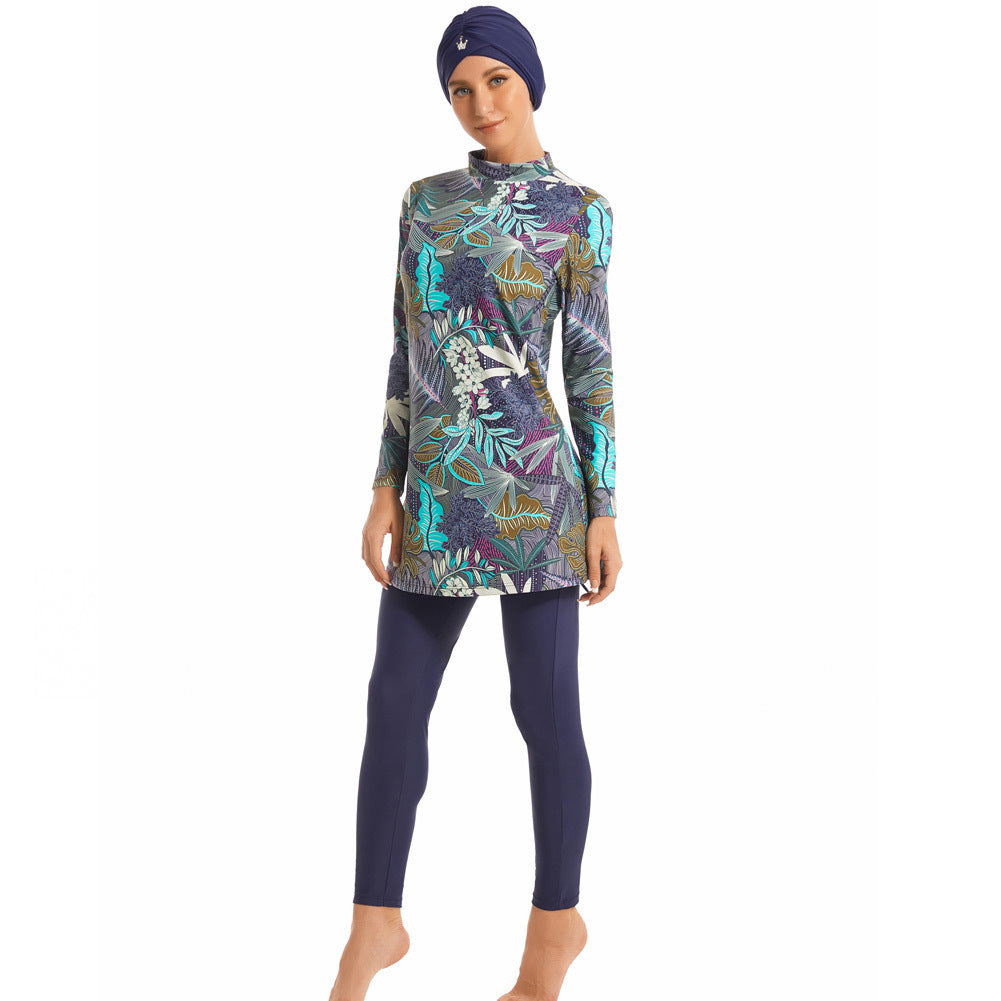Muslim Bathing Suits Muslim Swimwear Printed Women Swimsuit Women Beach Swimsuit