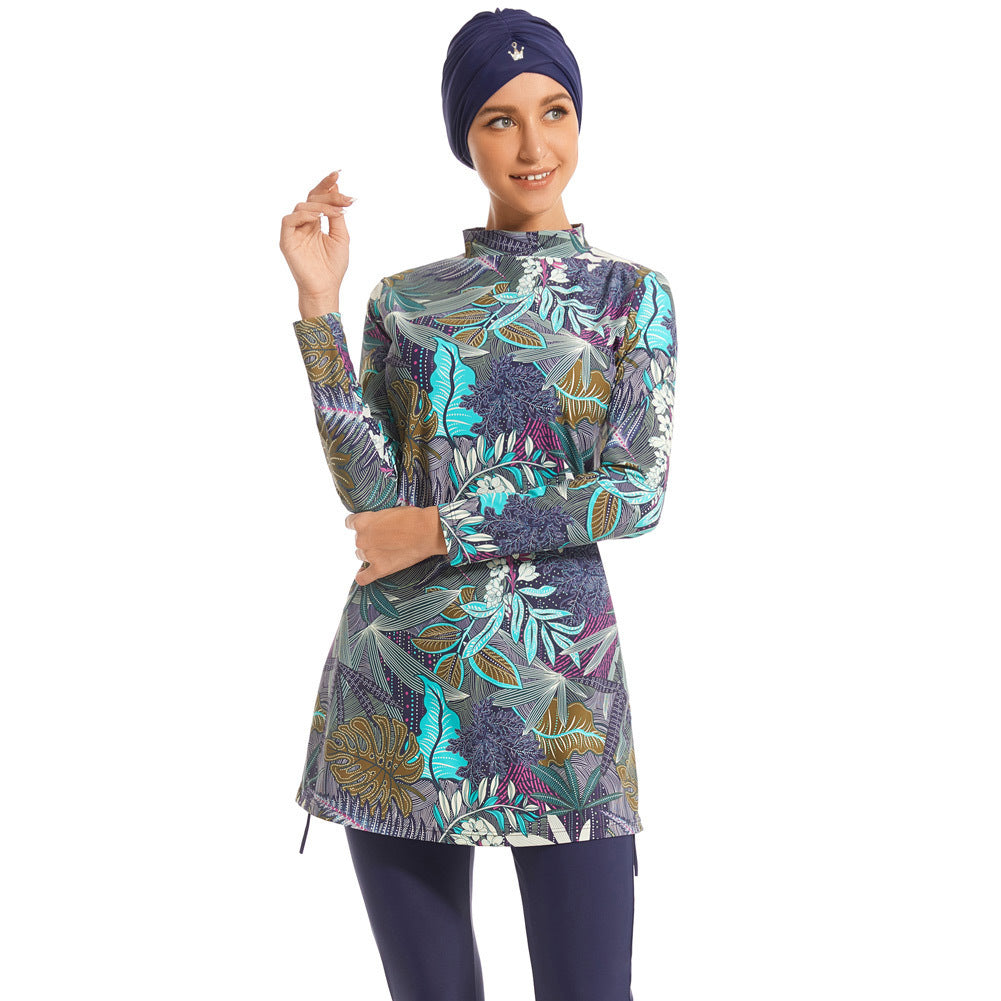 Muslim Bathing Suits Muslim Swimwear Printed Women Swimsuit Women Beach Swimsuit