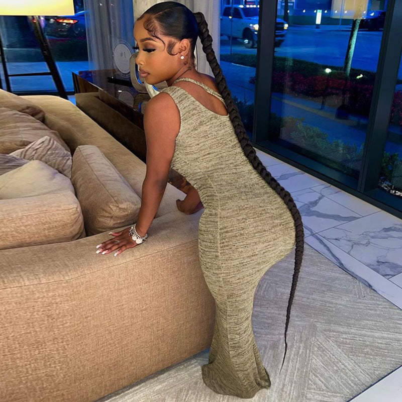Women Dresses Summer Sexy Slim Sleeveless Dress