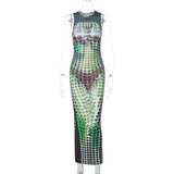 Women Dresses Summer Sexy Slim Sleeveless Dress