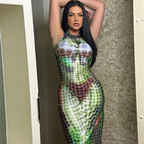 Women Dresses Summer Sexy Slim Sleeveless Dress