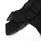 Women Dresses Sexy Ribbon Dress Spring Summer Slim-Fit Long Dress