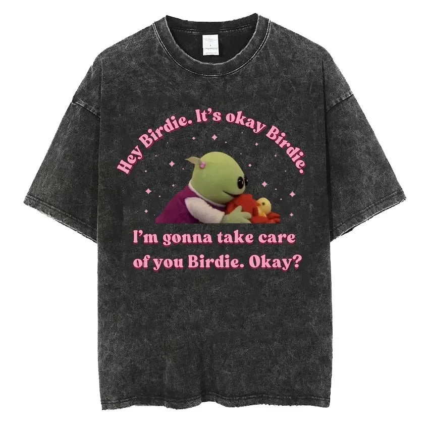 2024 It's Okay Birdie Nanalan Wonderful Girl T Shirts Cute
