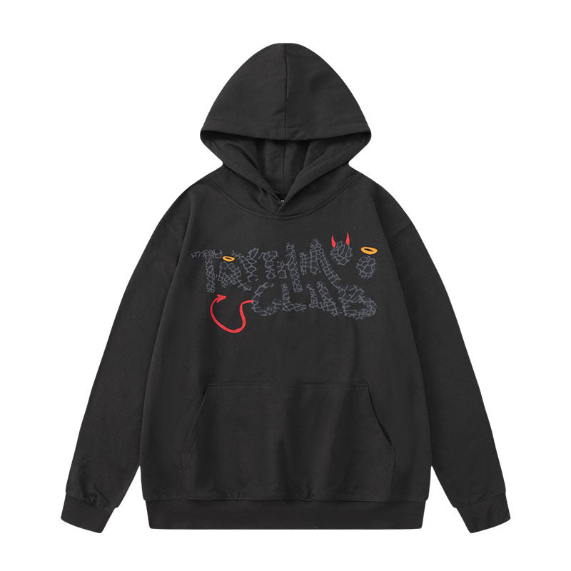 Men Hoodie Hip Hop Retro Hooded Top for Men and Women