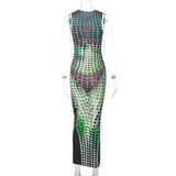 Women Dresses Summer Sexy Slim Sleeveless Dress