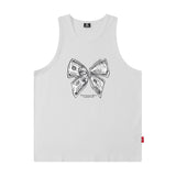 Mens Vest Bear Print Sleeveless T-Shirt Basketball Vest