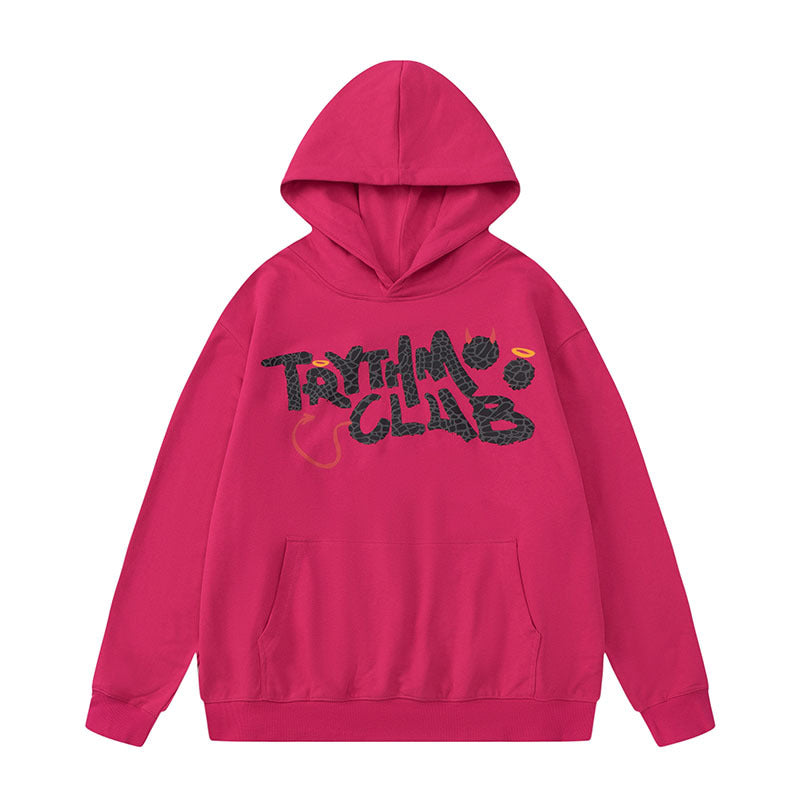 Men Hoodie Hip Hop Retro Hooded Top for Men and Women