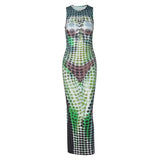 Women Dresses Summer Sexy Slim Sleeveless Dress