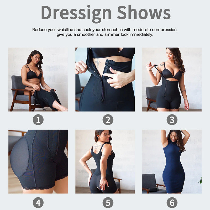 Body Shaper Tummy Control Bodysuit Butt Lifter Trainer Plus size