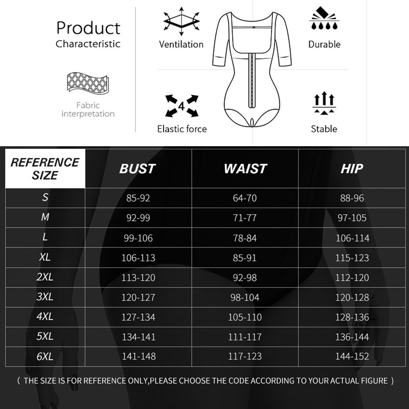 Body Shaper Tummy Control Bodysuit Butt Lifter Trainer  Retro Training Practicality Fashion Slim