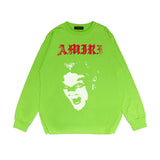 Amiri Long Sleeved Shirt Printed Trendy Pure Cotton