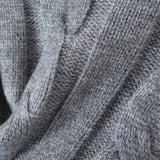 Women Sweater Knitwear V-neck Pullover Sweater Cropped Midriff-Baring Knitted Sweater Top
