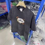 saint m t shirts s.m. burnt-out recorder crewneck pullover short sleeve