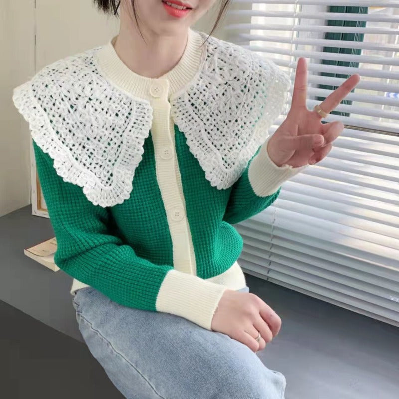 Women Knitwear Spring Sweater Loose Knitted Cardigan