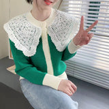 Women Knitwear Spring Sweater Loose Knitted Cardigan