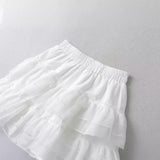 Women Skirt Summer Organza Puff Short Skirt