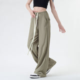 Women Sweatpants Straight-Leg Trousers Men and Women Hiphop Loose Dancing Wide-Leg Casual Pants
