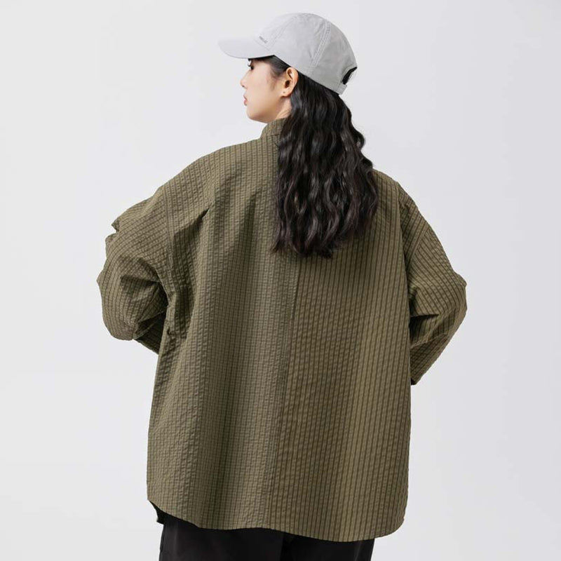 Unisex Jacket Autumn Plaid Loose Shirt