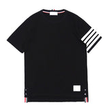 Hip-hop t shirts summer british style tb half sleeve four stripes tb short sleeve t-shirt class uniform trendy t-shirt