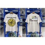 saint m t shirts s.m cartoon print crew neck pullover short sleeve top