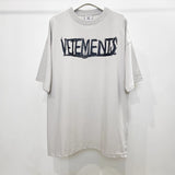 Vetements T Shirts VTM Werther Cute Letter Graffiti Loose Short Sleeve T-shirt