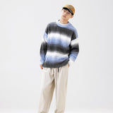 Unisex Sweater Winter Starry Sky Gradient Knitwear