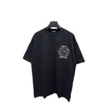 Ch hip-hop t shirts high version ch short sleeve american d direct injection velvet couple short sleeve high street casualeasiest for matchloose