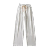 Women Sweatpants Straight-Leg Pants Sweatpants Loose Sports and Leisure Wide Leg Pants