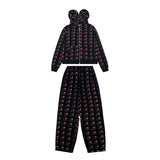 Ashley williams zipper hoodie i love mesuitheart printed outwearfleece-linedcasual sweatpants