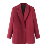 Women Suits Spring and Autumn Two-Button Suit Jacket