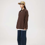 Unisex Sweater Autumn Vintage Plaid Lapel Sweater