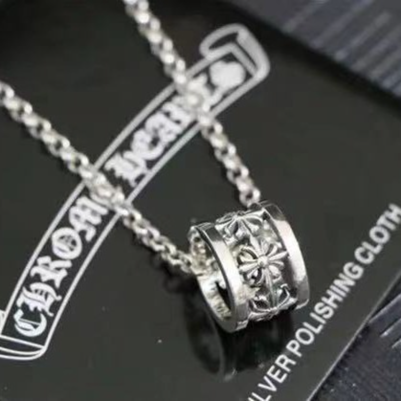 Chrome Hearts Necklace Circle Cross Necklace for Men and Women