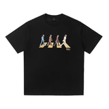 saint m t shirts s.m. beatles graphic crewneck pullover t-shirt