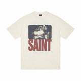 saint m t shirts s.m. astronaut graphic crew neck short sleeve tee