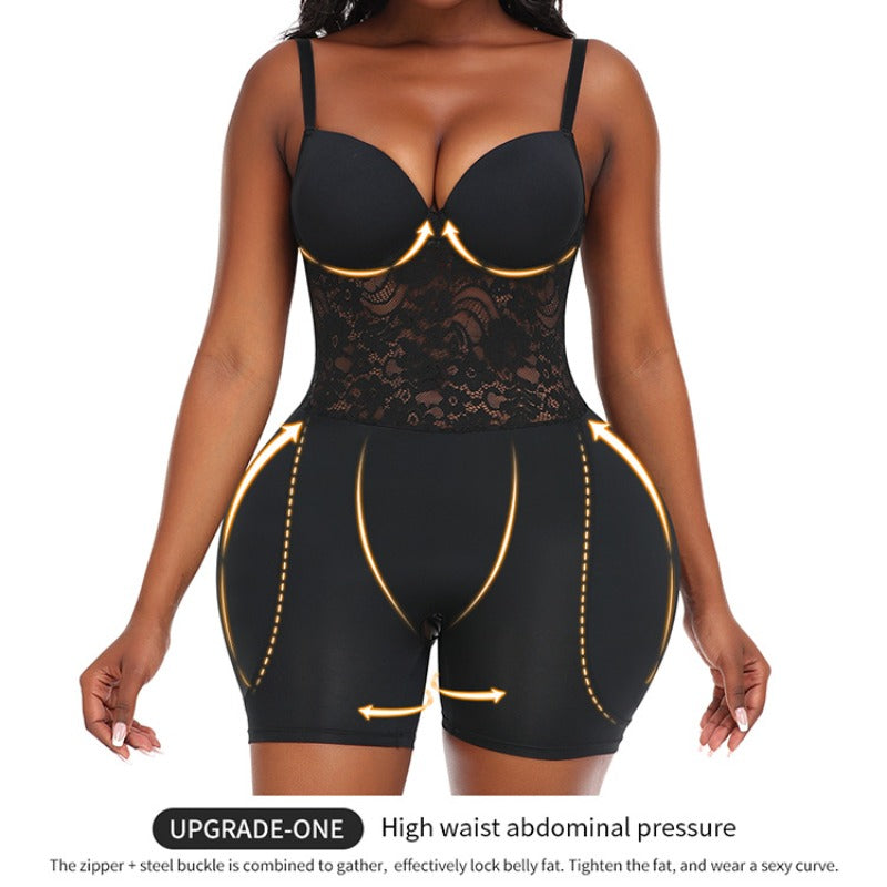 Shapewear bodysuit Butt-enhancing lace bodysuit