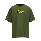 Drew house tshirt r streetwear smiley face & letter print crewneck pullover short sleeve wholesale single piece