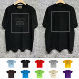 Gallery Dept T Shirt Retro Printed Loose Short-Sleeved Shirt