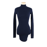 Women Dresses Turtleneck Hip Skirt Sexy