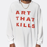Gallery Dept T Shitrs Cotton Long Sleeve T-shirt Loose