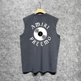 Amiri tank top radar sonic printing