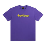 Drew house tshirt r d@ew rubber stripe letter graphic crew neck pullover short sleeve wholesale single piece