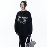 Unisex Hoodie Autumn Simplicity Style Letter Sweatshirt