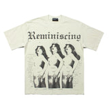 Hip-hop t shirts american high street half sleeve vintage washed retro distressed loose short sleeve t-shirt style