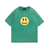 Drew house tshirt r collection d@ew moisturewicking, distressed smiley face graphic, crew neck, pullover, short sleeve wholesale single piece