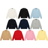 Macaron color fall and winter single-breasted rl small malaf v neckknittingoutwear couple cardigan woolen coat