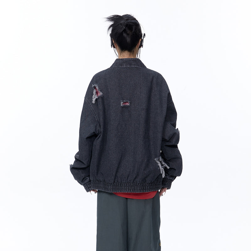 Unisex Jacket Autumn Hole Flight Suit