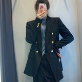 Women Suits Jacket Autumn and Winter Suit Short Double Breasted Suit