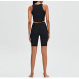 Women Yoga Set Spring/Summer Yoga Wear Slim Fit Running Exercise Workout Outfit