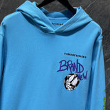 Chh Chrome Hearts Hoodie Autumn/Winter Sanskrit Alphabet Graffiti Embroidery Mouth Print Casual Loose Hooded Sweater