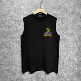 Amiri tank top king cobra gold printing